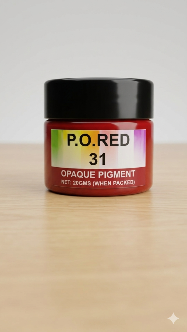 p.o red opaque pigment (20 gram)