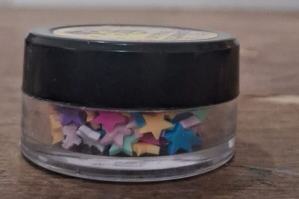 premium decorative colourful star chunk for resin art & crafts